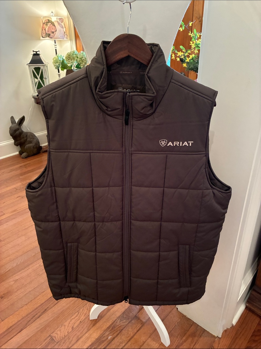Ariat Quilted Brown Insulated Vest